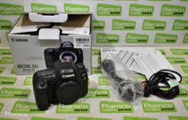 Canon EOS 5D Mark iV DSLR camera body with box