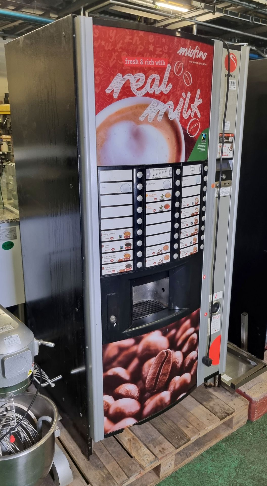 Selecta instant hot drinks vending machine - NO KEYS - Bild 3 aus 3