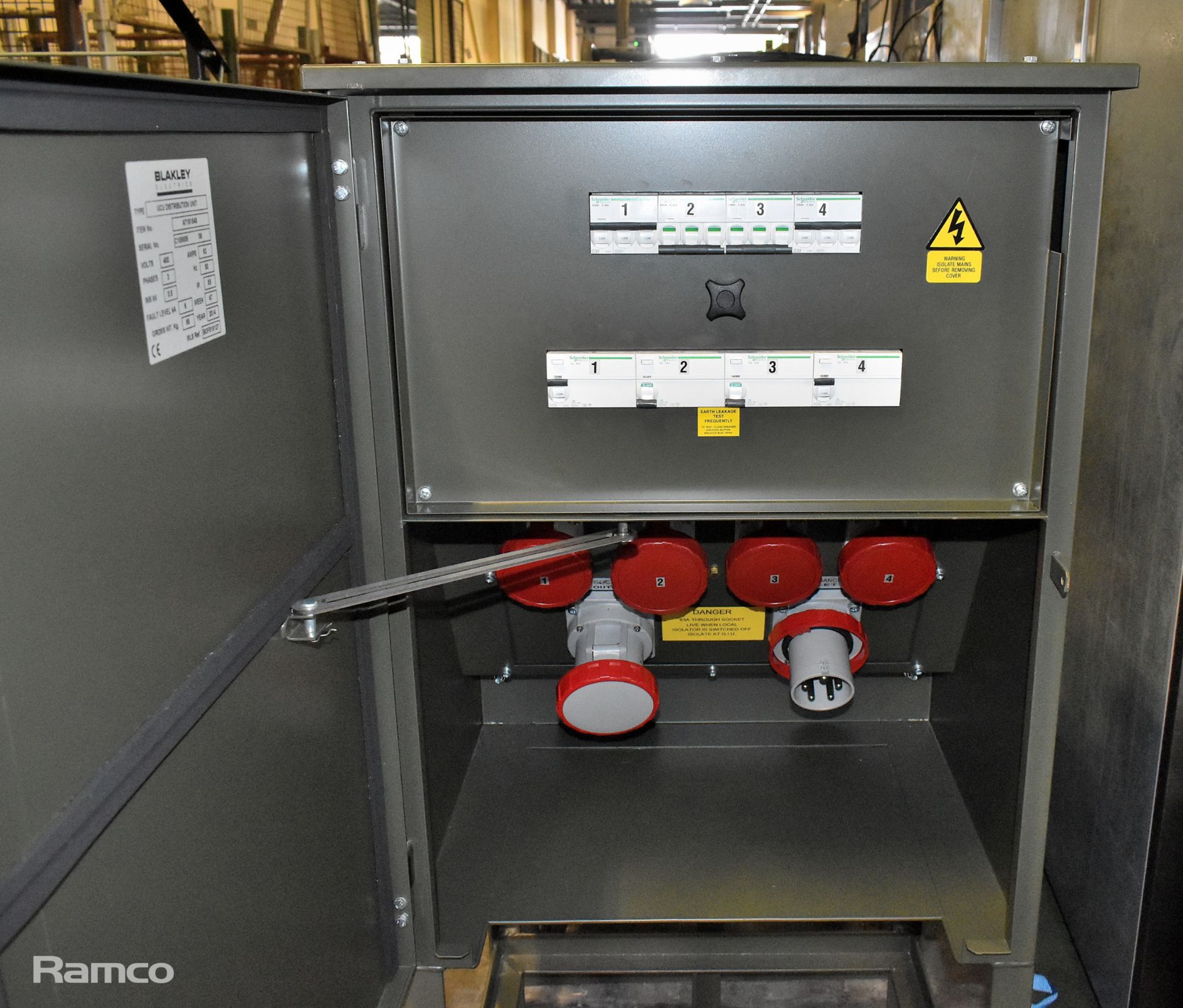 Blakley UCU distribution unit - 400V - 3ph - 63 amps - 50hz - year of manufacture 2014 - Image 3 of 4