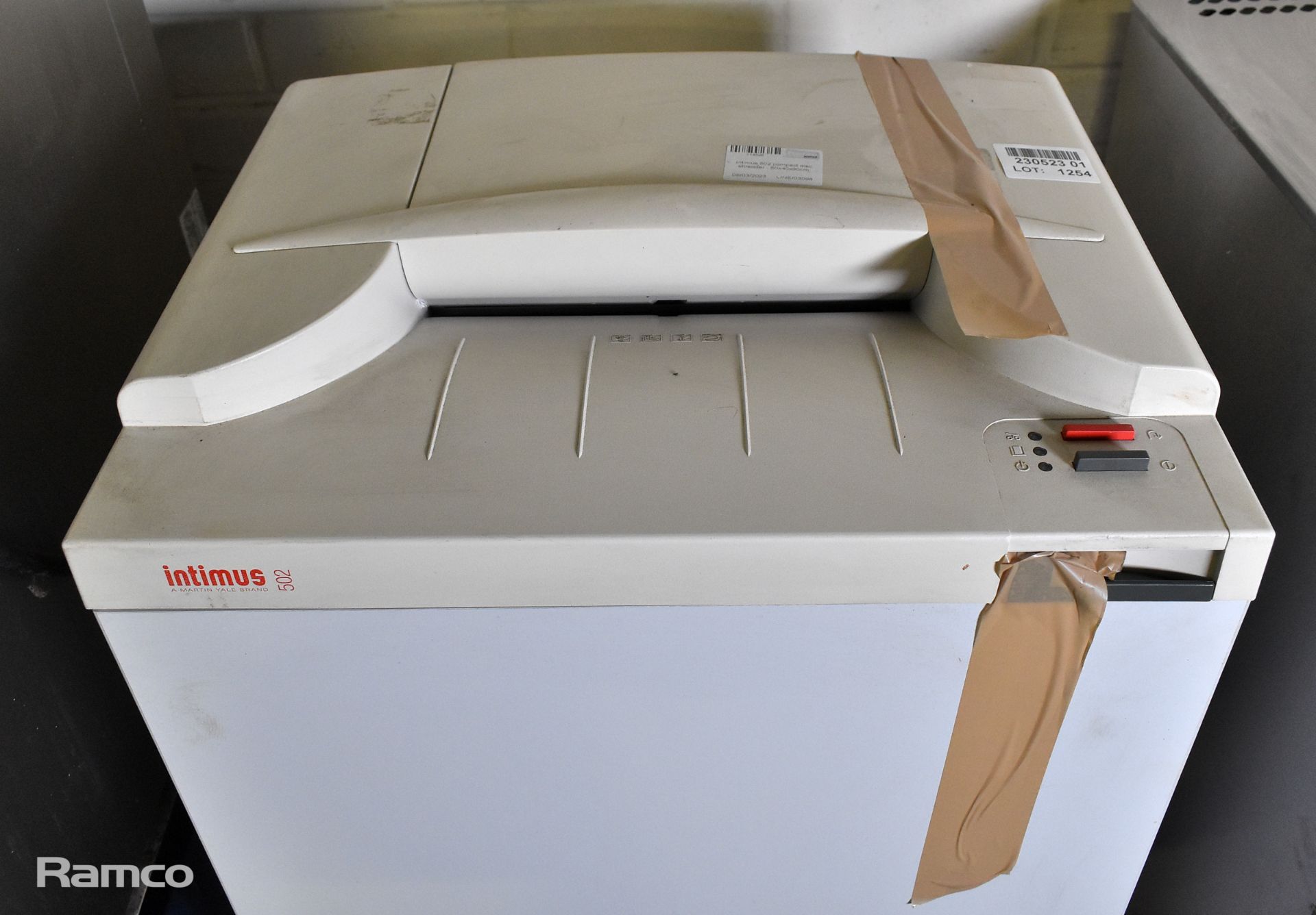 Intimus 502 compact disc shredder - 50x40x90cm - Image 2 of 5