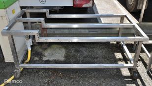 Stainless steel portable framework - 160 x 76 x 66cm