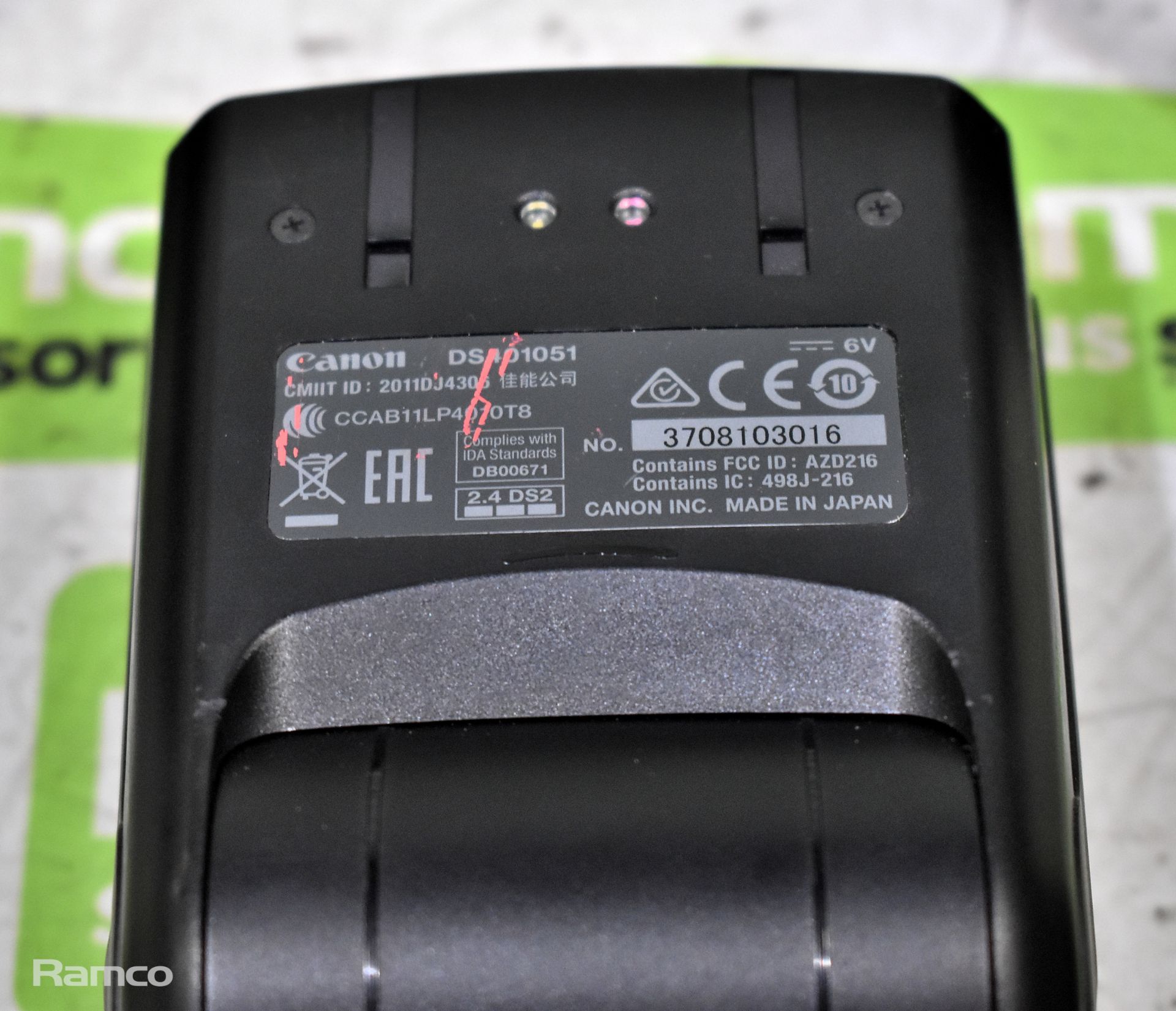 2x Canon Speedlite 600EX-RT mount flash heads - with case - Image 3 of 5