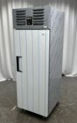 Ice Inox VTS 610 CR stainless steel single door upright fridge - W 700 x D 865 x H 2080mm