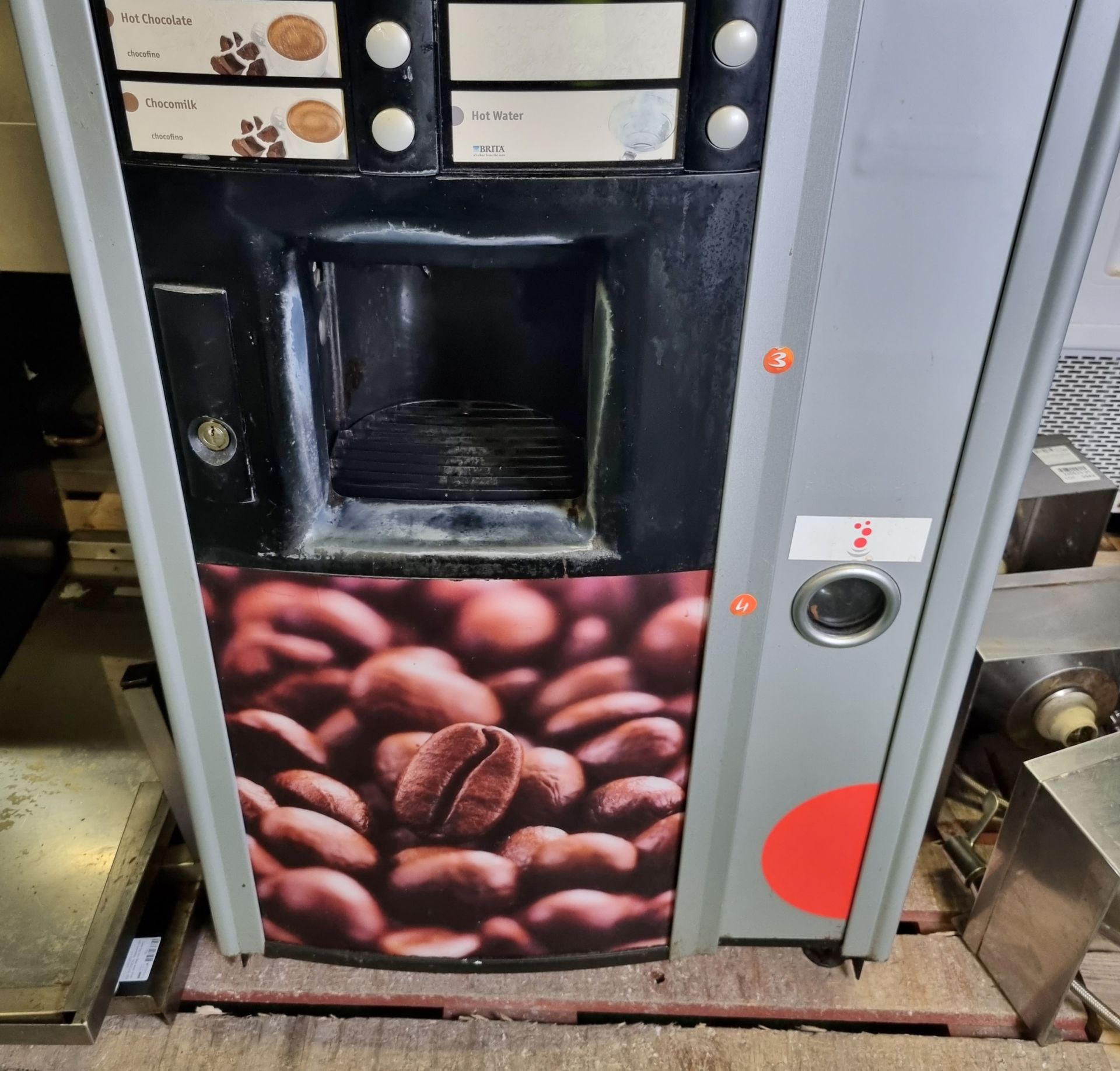 Selecta Milano instant hot drinks vending machine - NO KEYS - Bild 4 aus 5