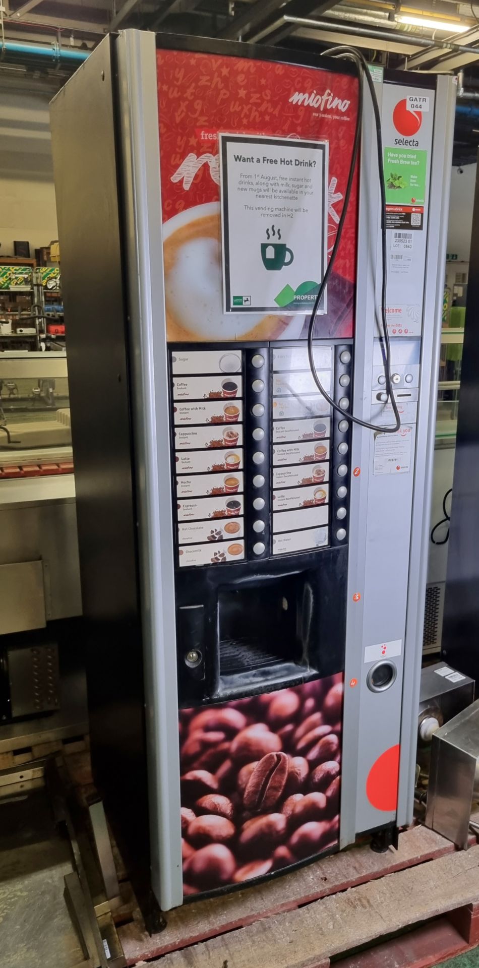 Selecta Milano instant hot drinks vending machine - NO KEYS - Bild 2 aus 5