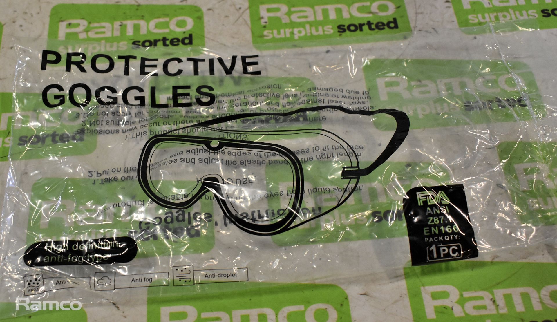 Tapmedic LLC safety goggles - 150 pairs - Image 4 of 4