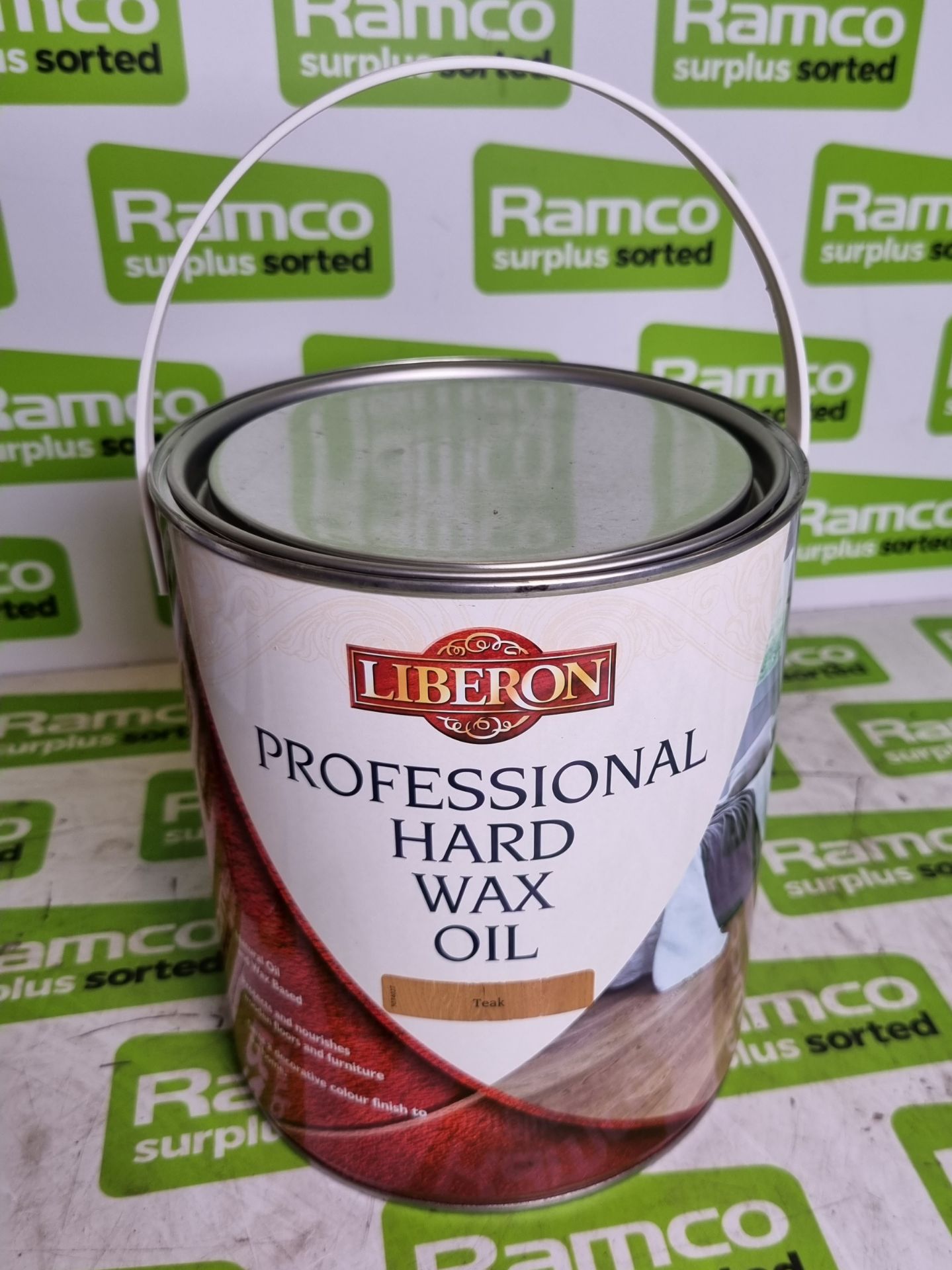 2x Liberion professional hard wax oil - 2.5Ltr - colour Teak - cannot be sent by parcel - Bild 3 aus 4