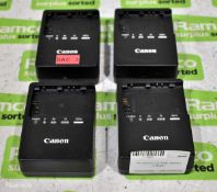 4x Canon LC-E6E battery charger