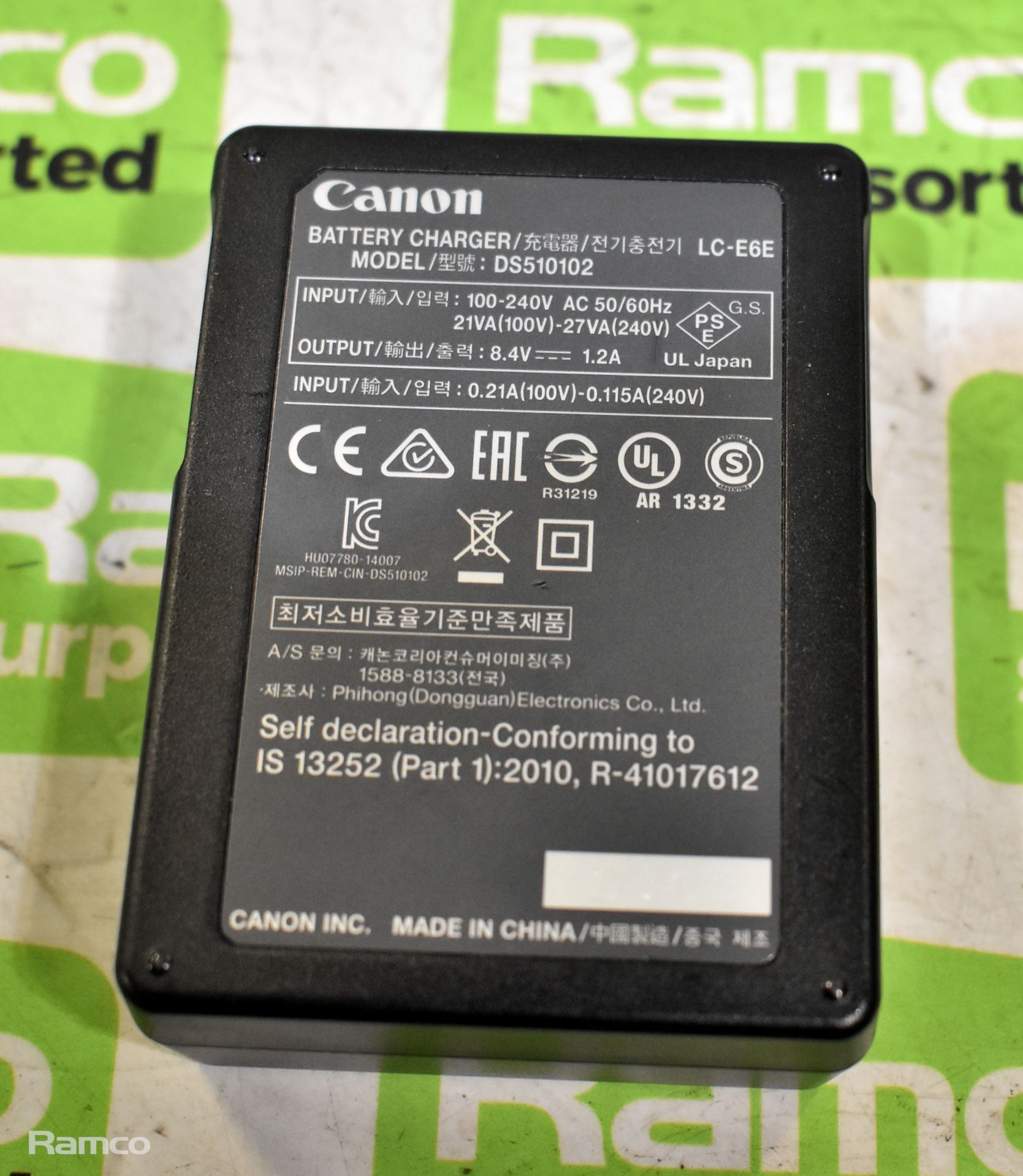 4x Canon LC-E6E battery charger - Bild 3 aus 3