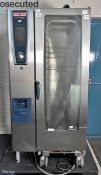 Rational 20 1/1 combination steaming oven gas - W 880 x D 870 x H 1800 mm