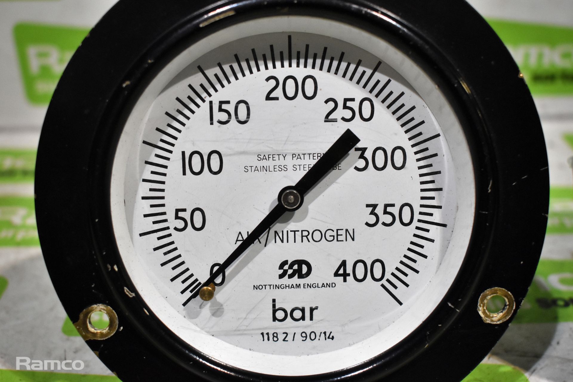 2x 400 bar pressure gauges - Image 2 of 4