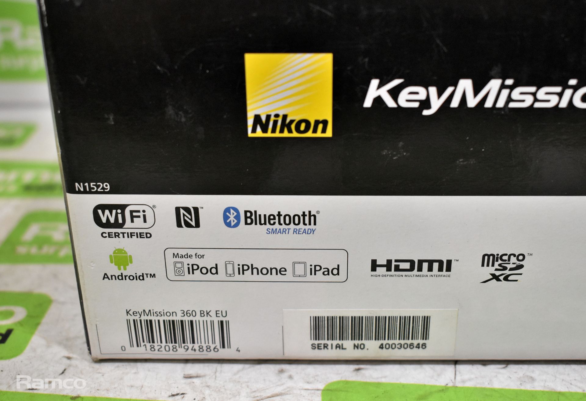 Nikon Keymission 360 action camera with box - Bild 8 aus 8