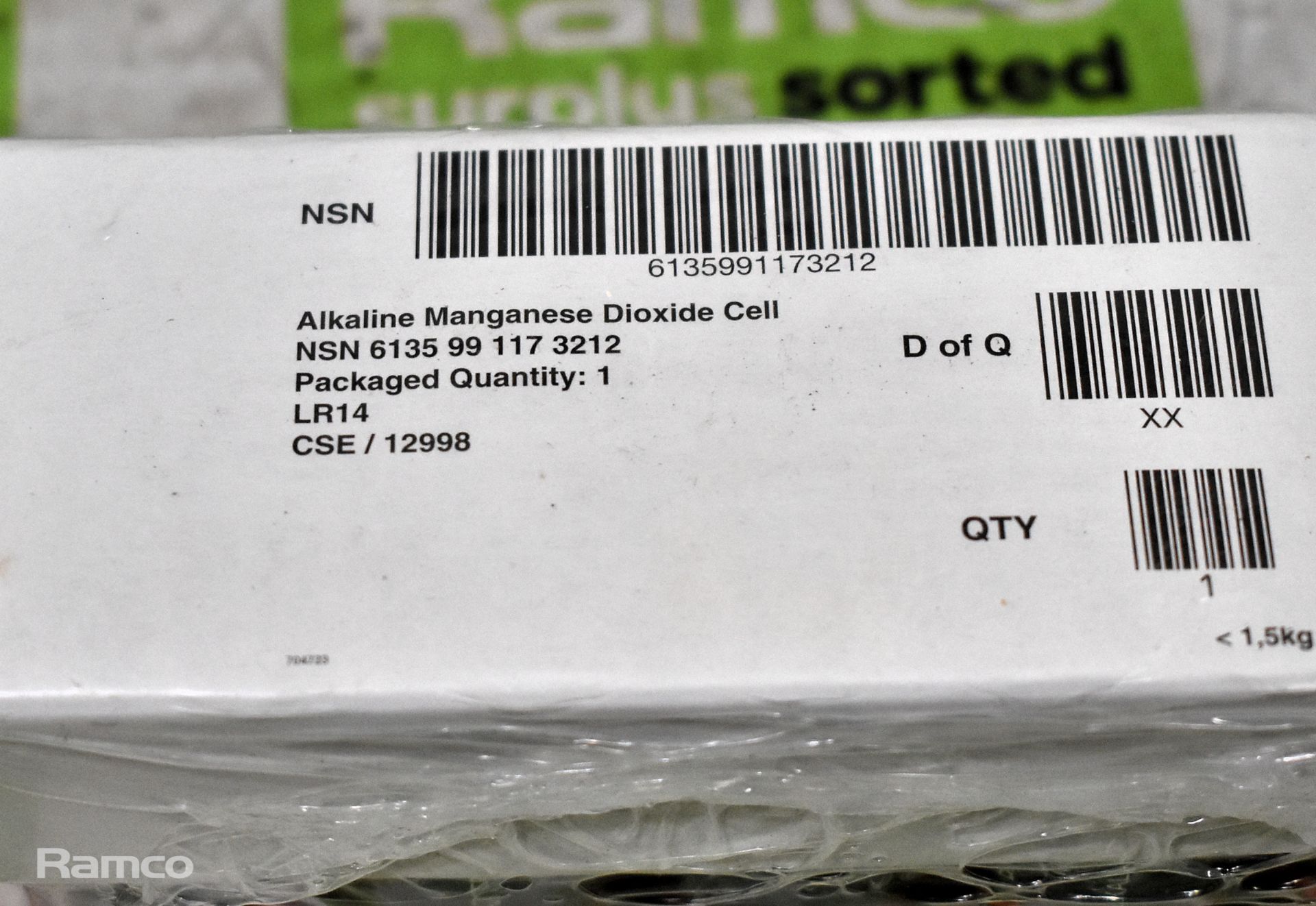 4x Boxes of D-size batteries - Alkaline manganese dioxide cells each box contains 10 cartons of 10 - Image 4 of 5