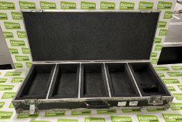 Foam padded hard carry case - L 1000 x W 400 x H 150mm
