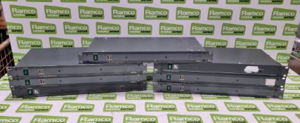 6x Kramer VP-6 XL 6 way VGA video distribution amplifiers