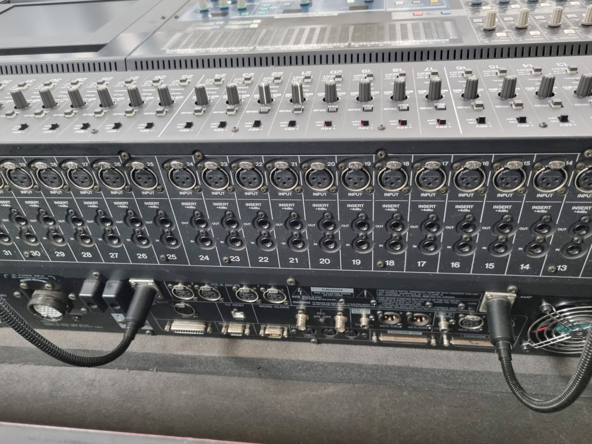 Yamaha PM5D 48 channel digital mixing console ( L 155 x D 125 x H 35cm) with 2 power supplies - Image 12 of 18