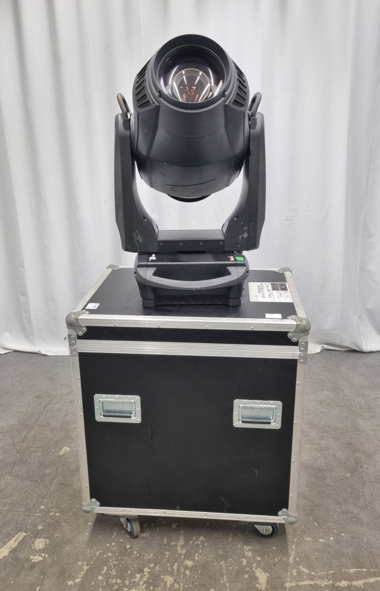 Martin Mac III Profile 1800W high output moving light with flight case on wheels - L 800 x W 600