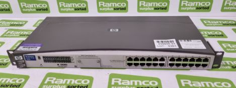 HP J4868A ProCurve 2124 24 port network switch - 100-FX transceiver port 25