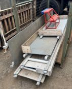 Scaffolding platform with toe boards - 5 pieces