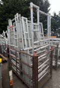 20x Aluminium Scaffold ladder frame sections - L 1040 x W 100 x H 2600 - L 1140 x W 100 x H 2200mm