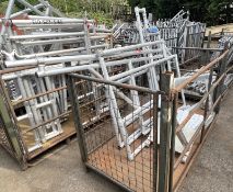 Scaffolding panels mixed sizes - 4 pieces