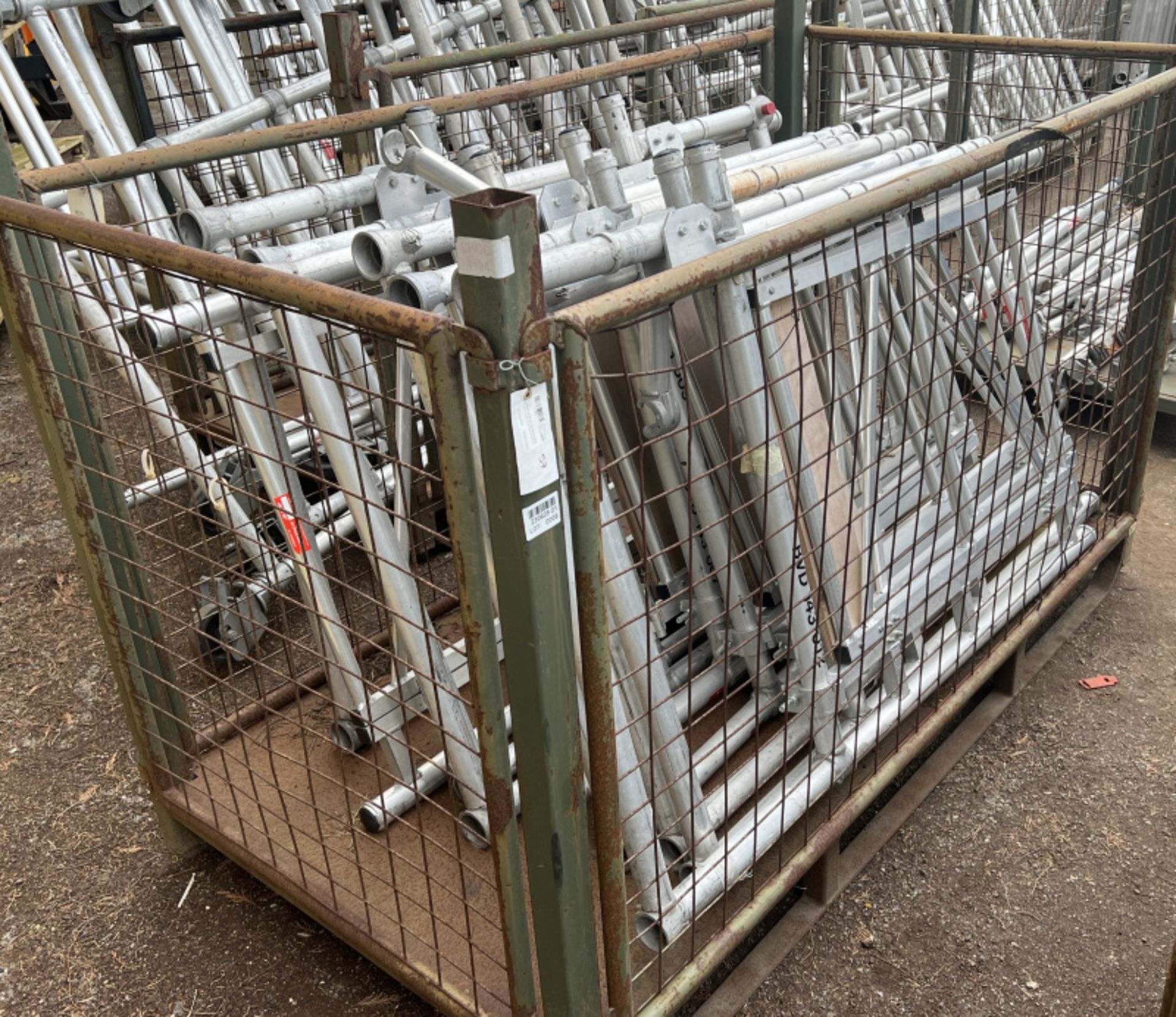 8x Aluminium Scaffold gate units - L 950 x W 120 x H 1670mm