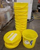 Approx 50 pallet spaces of sharps bins – itemised list in the description with quantities