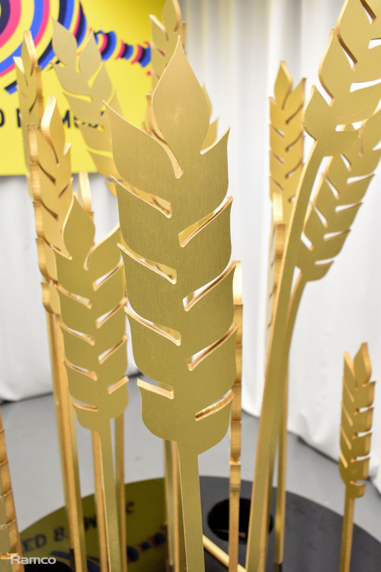 2x Wheat sheaf stage decoration used in the 'United by Music' performance by Mariya Yaremchuck - Image 10 of 12