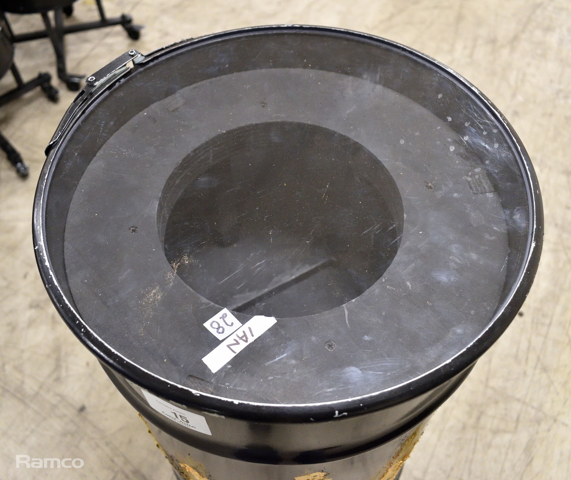 2x Drum Props from Sam Ryder performance in Grand Final - on wheeled bases - Dia 370 x H 920mm - Image 8 of 8