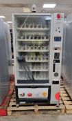 Selecta Samba Classic snacks vending machine - cash only - W 900 x D 870 x H 1850mm - DAMAGED