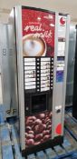 Selecta Astro BLC instant hot drinks vending machine - cash only - W 650 x D 800 x H 1850mm