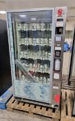 Selecta ST Tropez beverage vending machine - W 1000 x D 880 x H 1930mm - HOLE IN FRONT