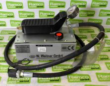 W.Weitner GmbH hand operated hydraulic pump