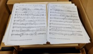 4x boxes of Various Sheet Music