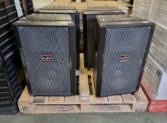 4x D.A.S. R-112 reference series speakers 300W freq 45Hz - 20KHz