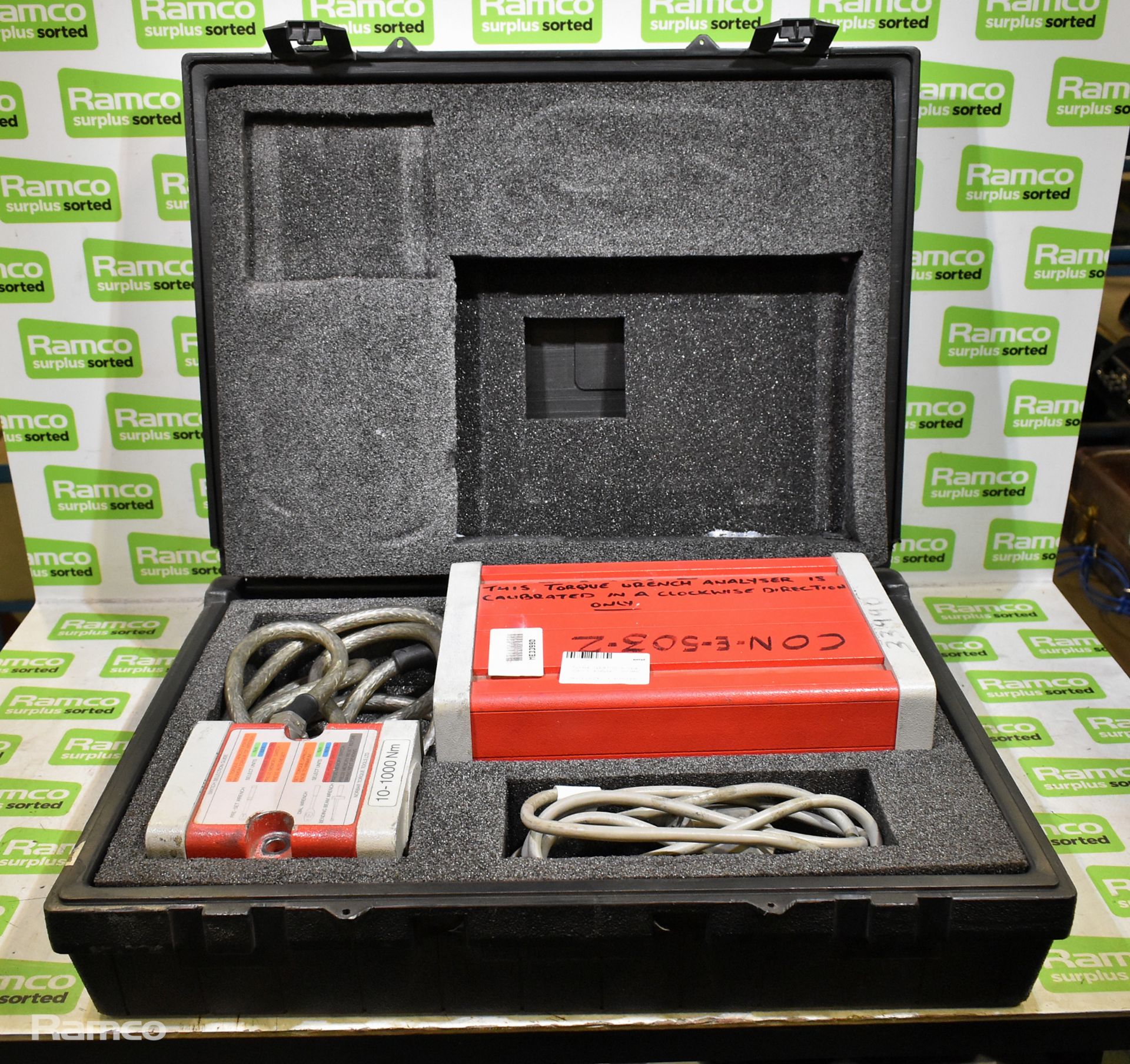 Norbar TWA 1000 torque wrench analyser - in case