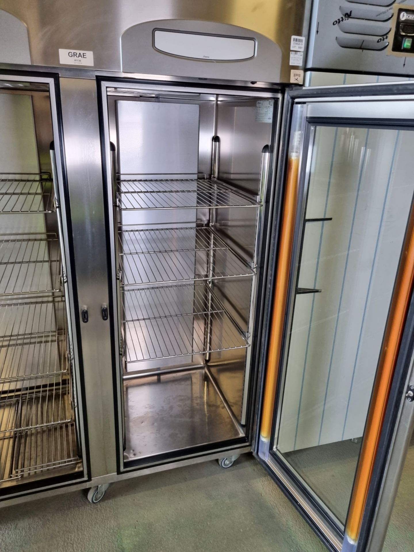 Foster PREMG 1350H double door upright fridge - L 1500 x W 830 x H 2080mm - Bild 5 aus 6