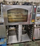 Mono BX FG158 stainless steel 4 shelf electric convection oven - 240V - W 1000 x D 900 x H 1500mm