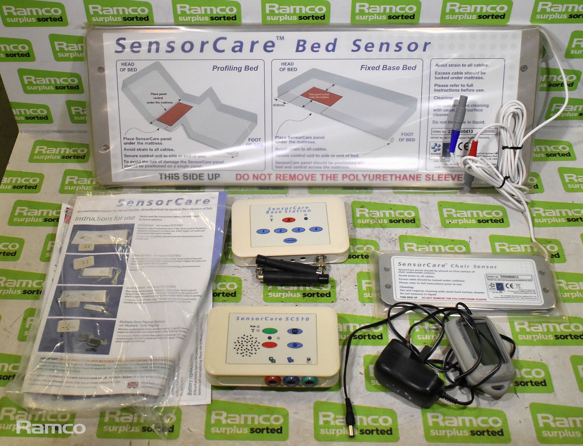 Sensorcare bed monitoring system with scope pager and transmitter - Bild 2 aus 8