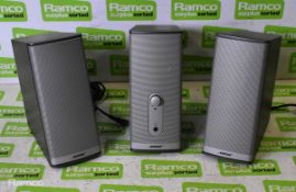 3x Bose Companion 2 speakers