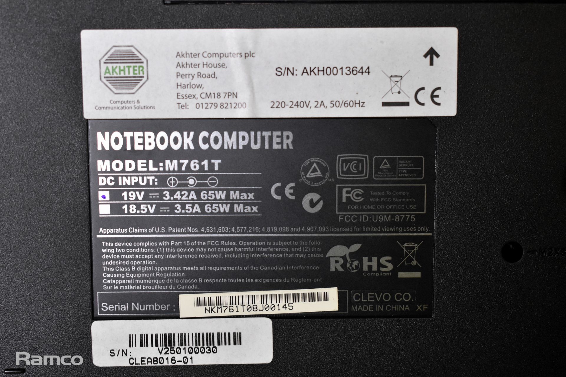 Akhter M761T 15.4 inch Notebook T4400, 500Gb, 2Gb RAM - Image 9 of 14