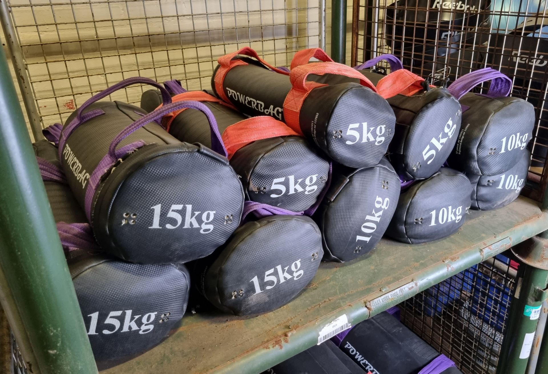 13x exercise powerbags - 3x 5kg, 7x 10kg, 3x 15kg - Image 2 of 2