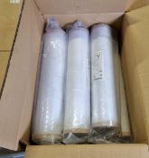 46x Woven filter elements - W 115 x D 115 x H 500 mm