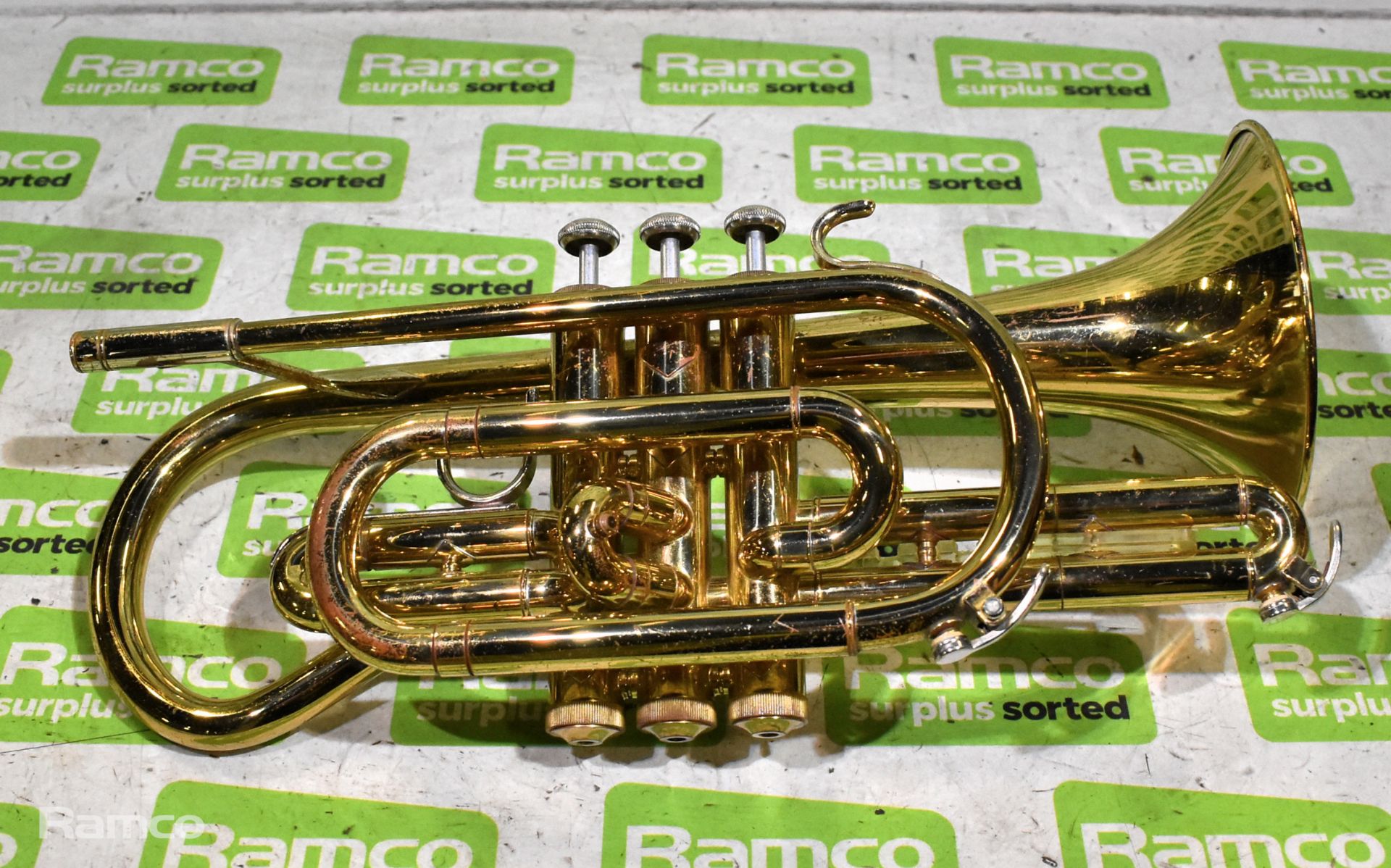 Vincent Bach Bundy cornet in hard plastic carry case - Serial No. ML 752651 - CRACKED CASE - Bild 3 aus 17