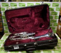 Besson Sovereign tenor horn in hard carry case - Serial No. 950-783020