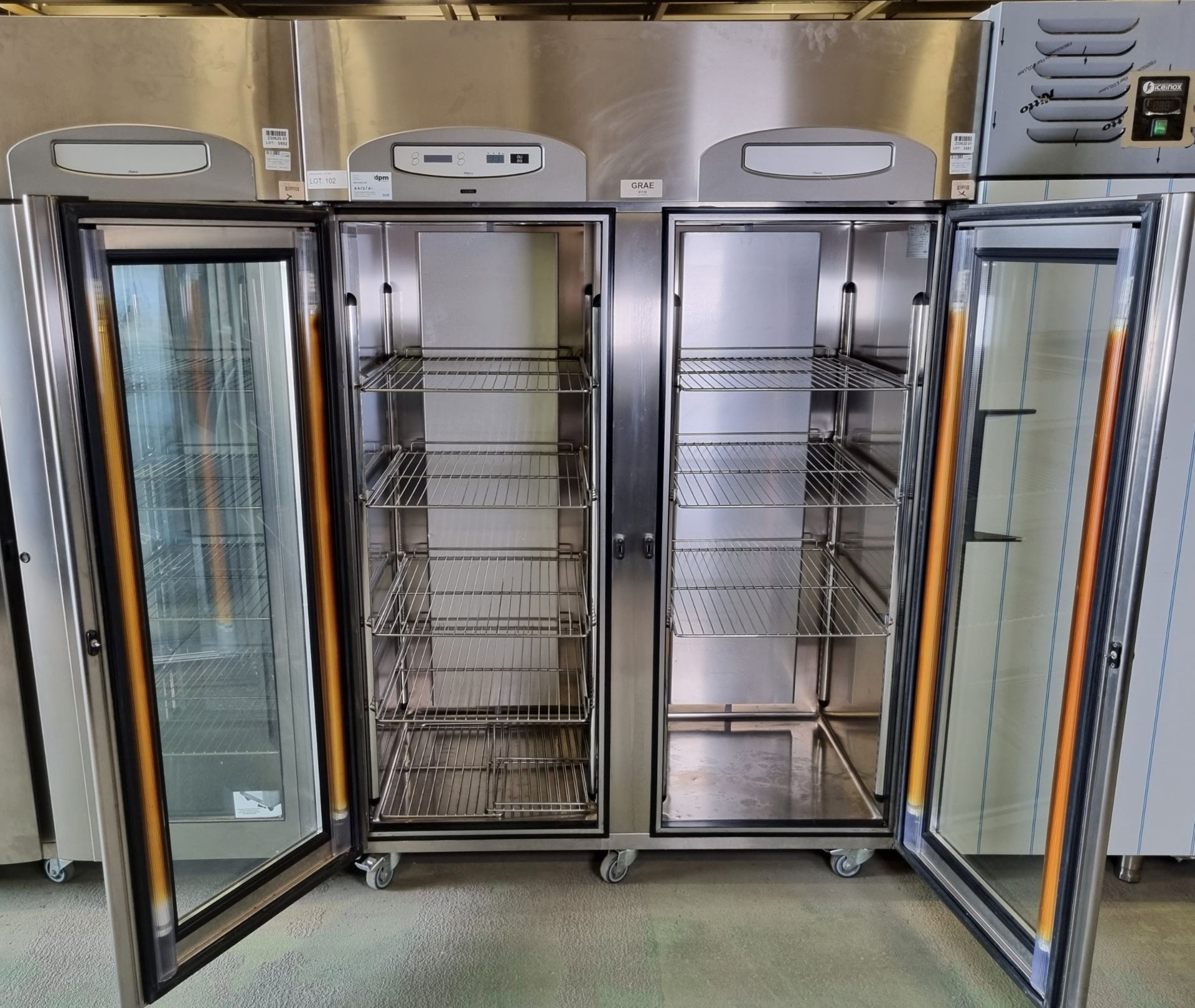 Foster PREMG 1350H double door upright fridge - L 1500 x W 830 x H 2080mm - Image 3 of 6