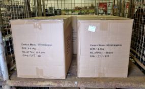 3x boxes of Tapmedic LLC safety goggles - 150 pairs per box