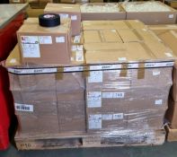 35x boxes of Scapa 3370 PRO Rayon cloth adhesive tape black - 50mm x 50M - 16 per box