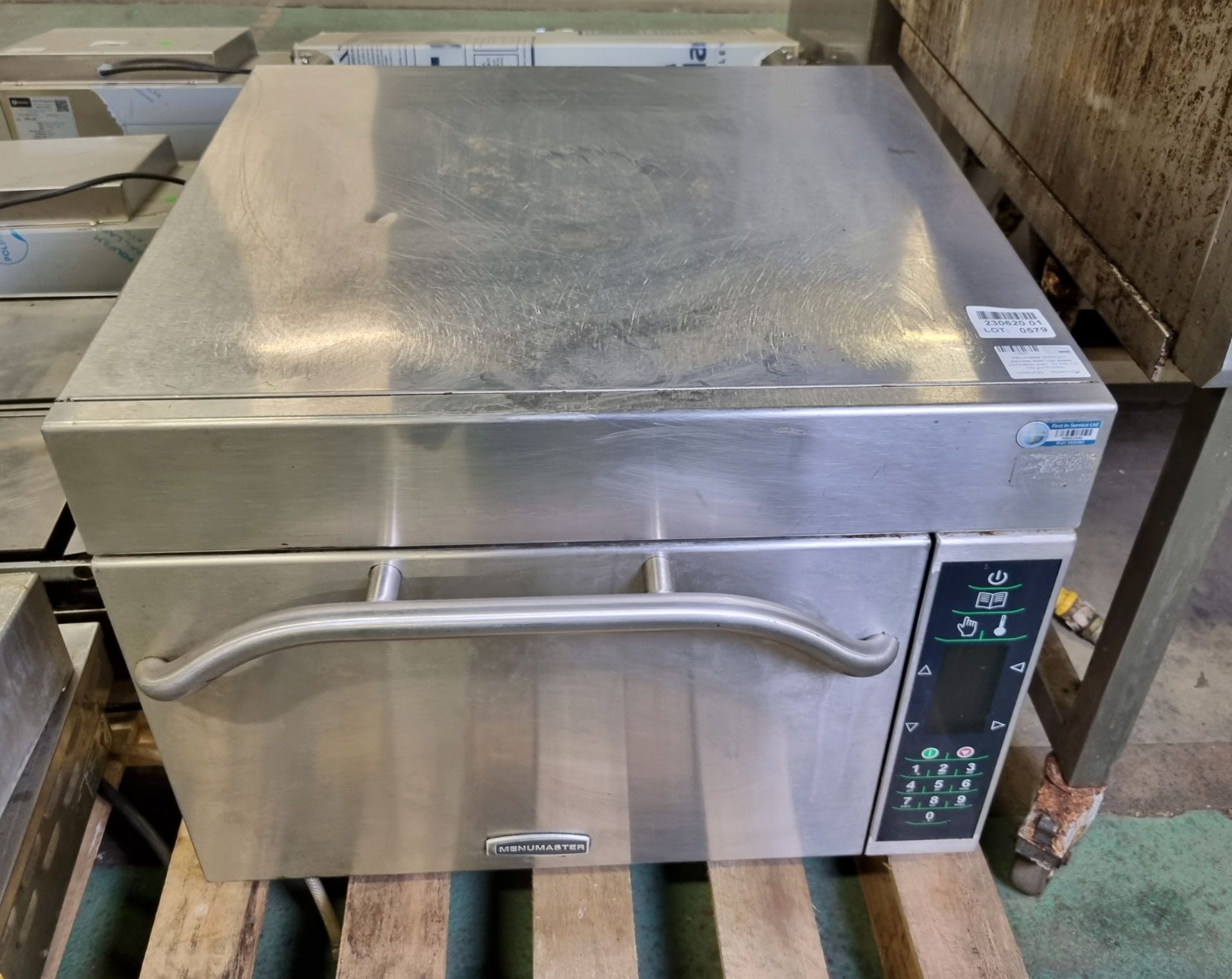 Menumaster MXP5221 stainless steel high speed combination oven - W 640 x D 700 x H 510mm - Bild 2 aus 5