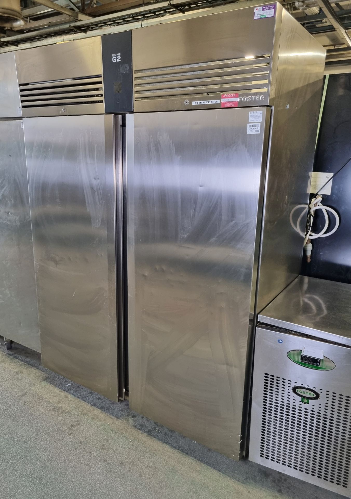 Foster Eco Pro G2 EP 1440 L double door upright freezer - missing racking - W 1450 x D 840 x H 2070m - Image 2 of 4